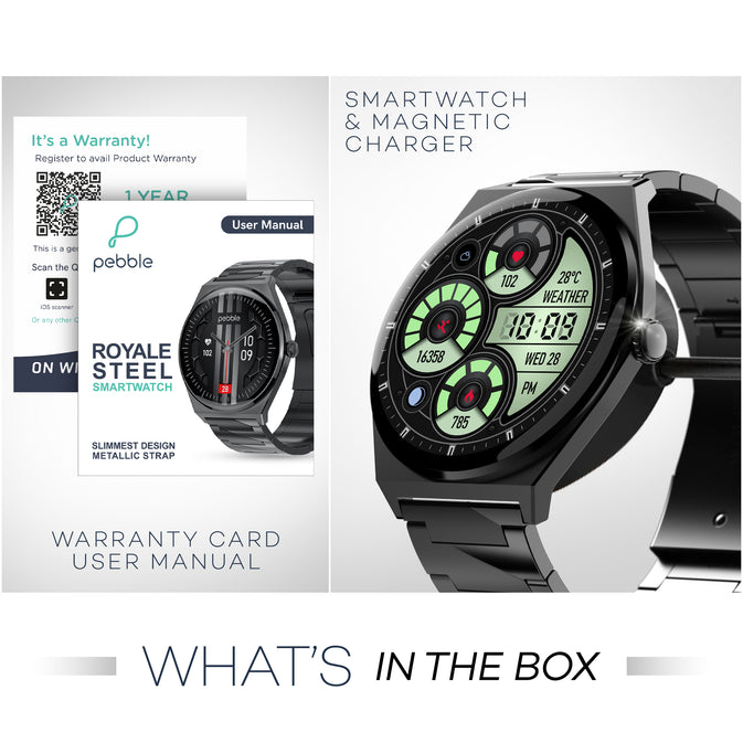 Royale Steel Smart watch