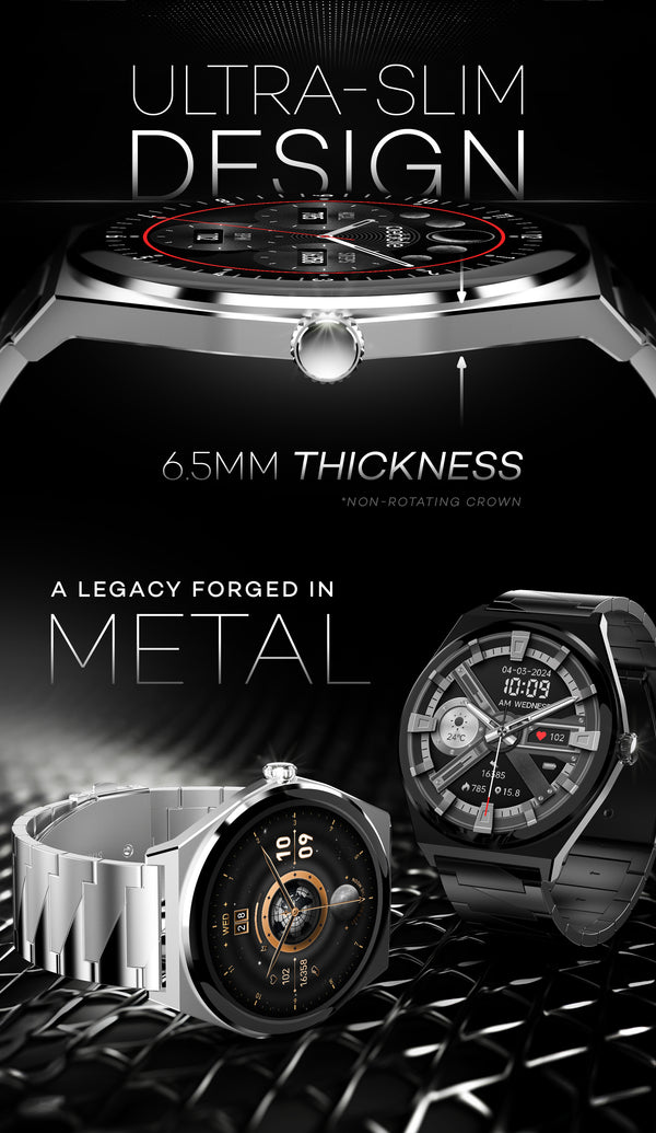 Royale Steel Smart watch