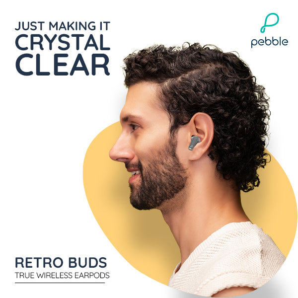 Pebble Retro Buds True Wireless Earbuds.