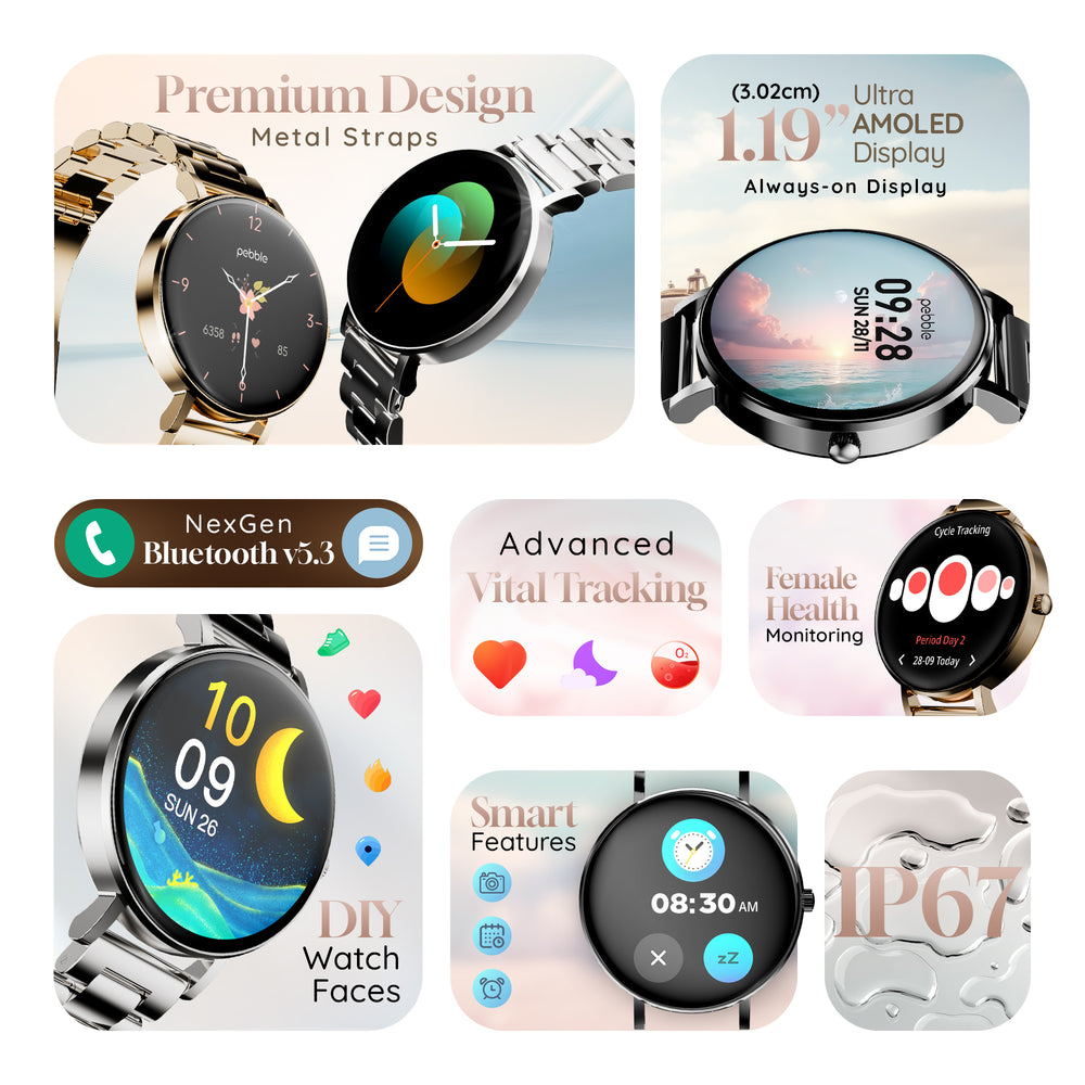 Eve Amoled Smart watch