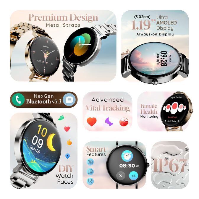 Eve Amoled Smart watch