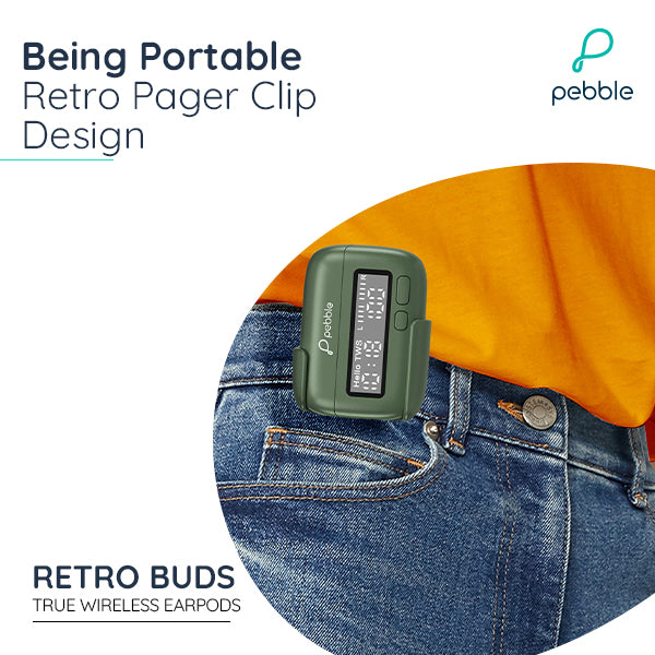 Pebble Retro Buds True Wireless Earbuds.