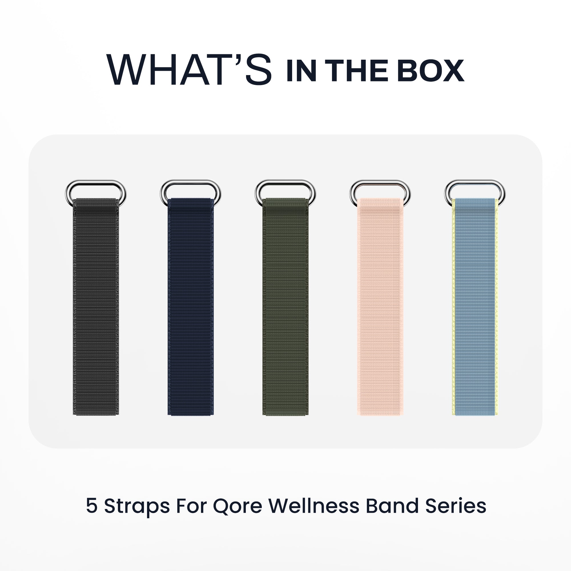 Qore 5 in 1 Strap Set – Pebble