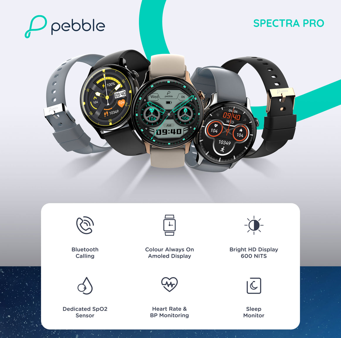 Pebble Spectra Pro Smartwatch