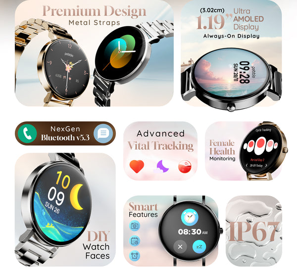 Eve Amoled Smart watch
