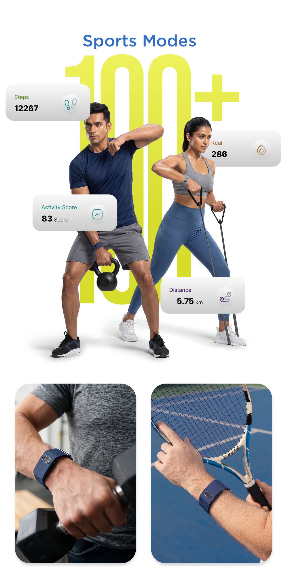 Qore View wellness band