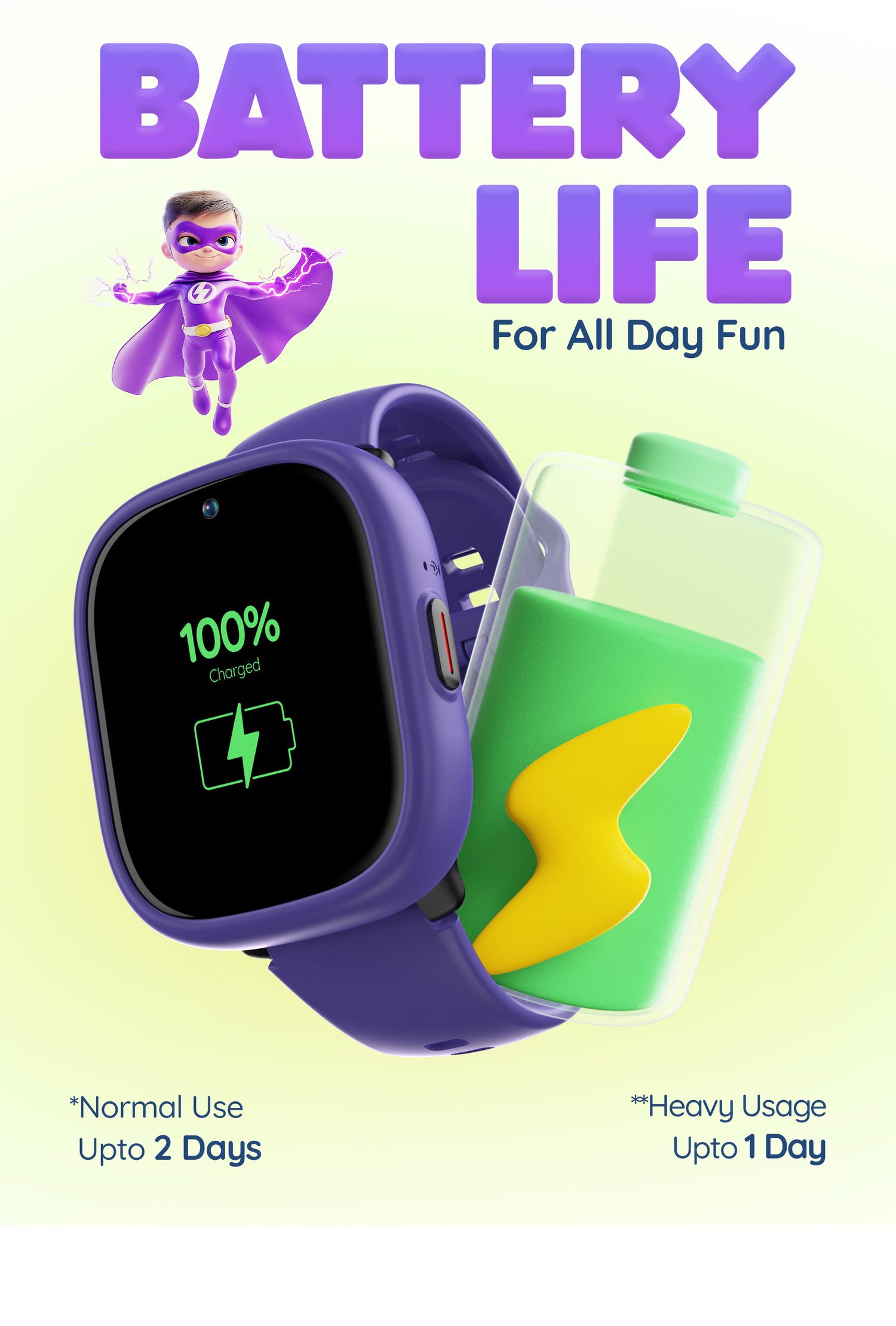 Pebble Junior 4G Smart Watch for Kids