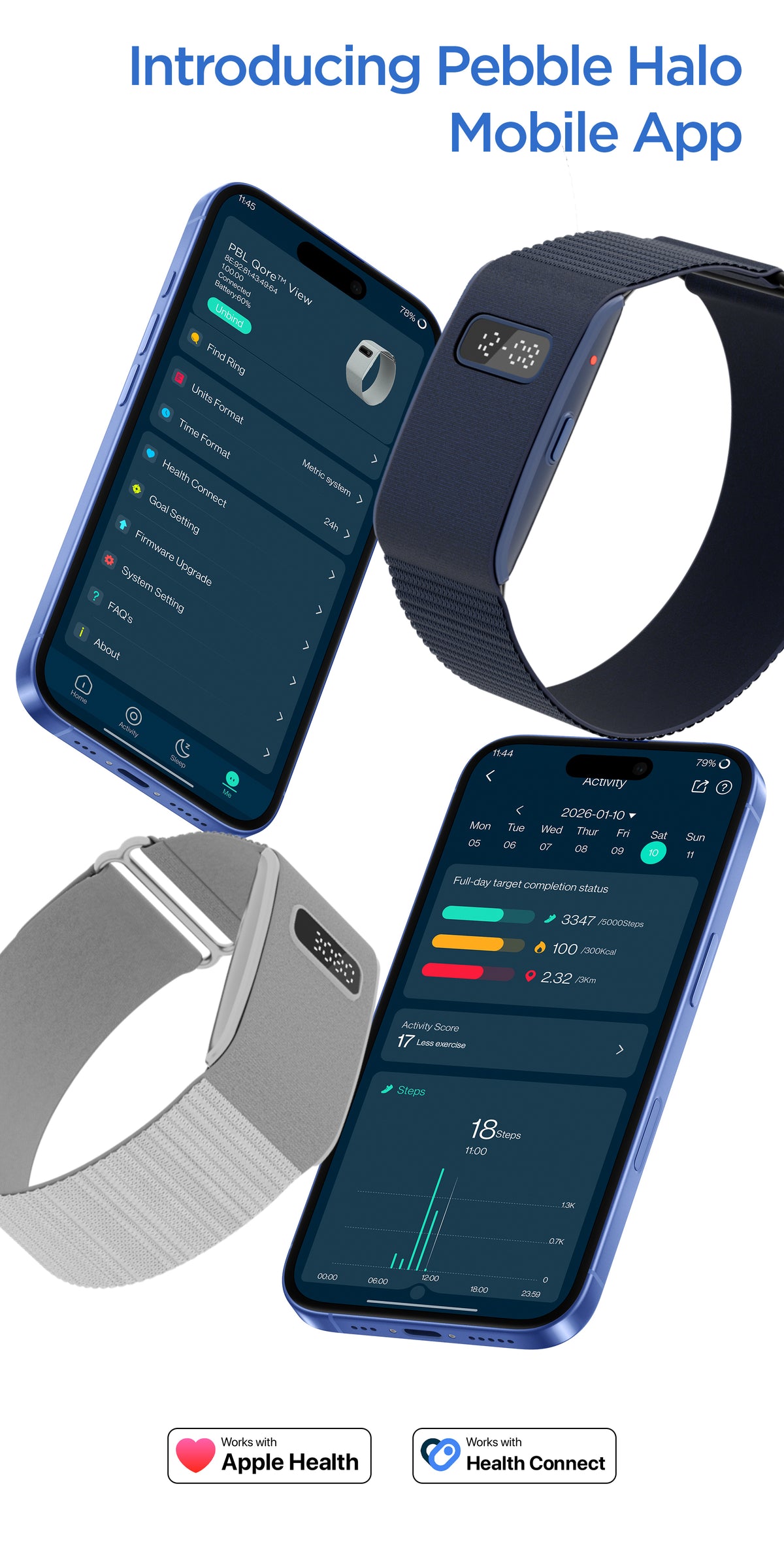 Qore View wellness band