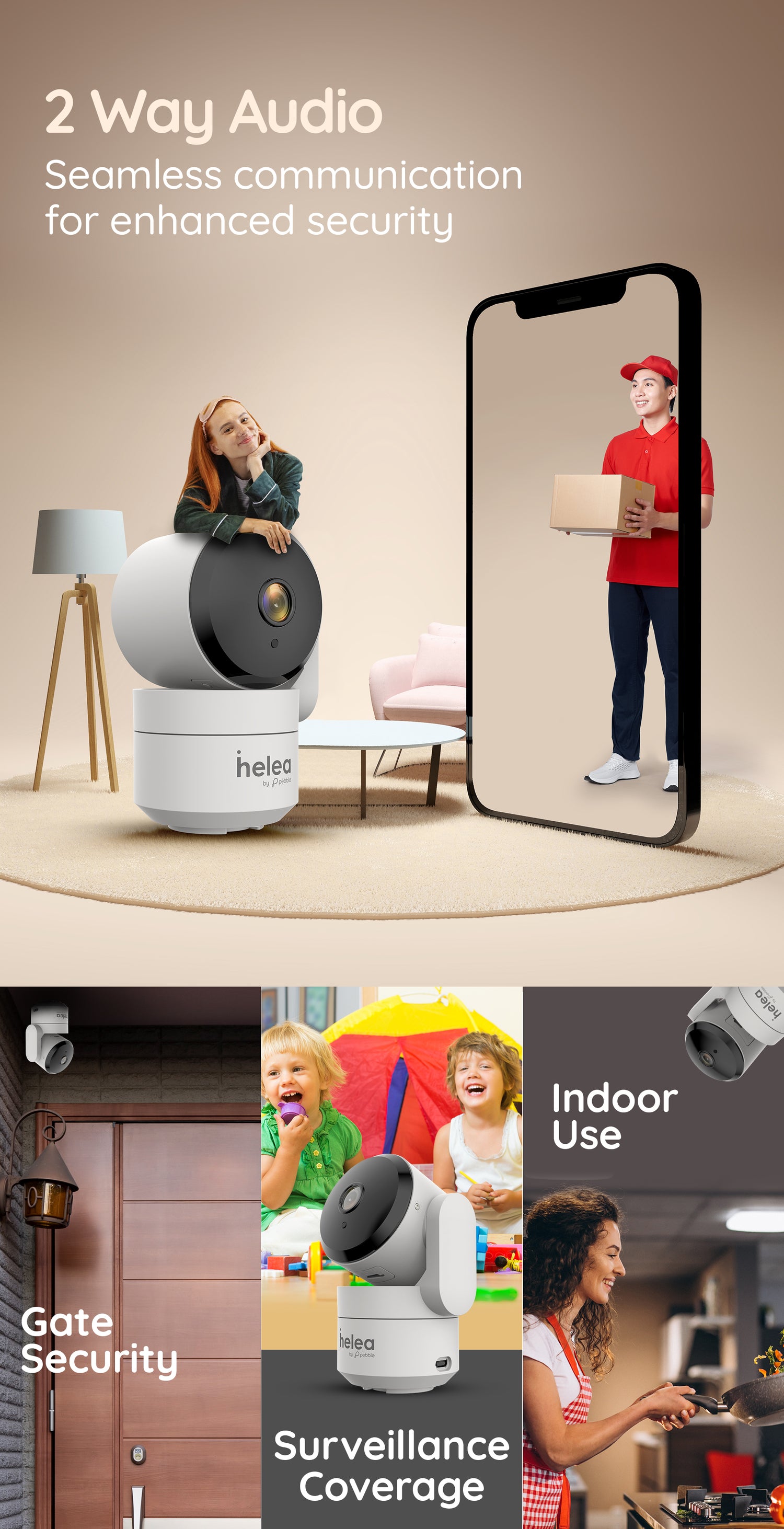 Pebble Helea HL-SC001 Smart Wifi Camera